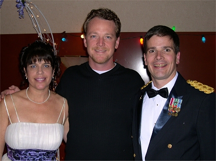 Robert Duncan McNeill with newlyweds Lillian and Andy Sams, who married at the convention.