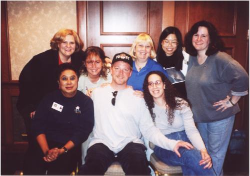 RDM with the members of RanDoM Flight at the GB 2001
