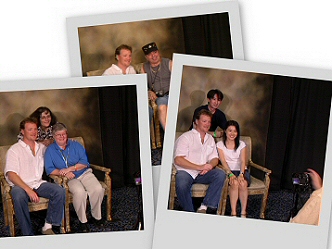 RDM poses with fans at Creation's 2005 Official Star Trek Event in Las Vegas